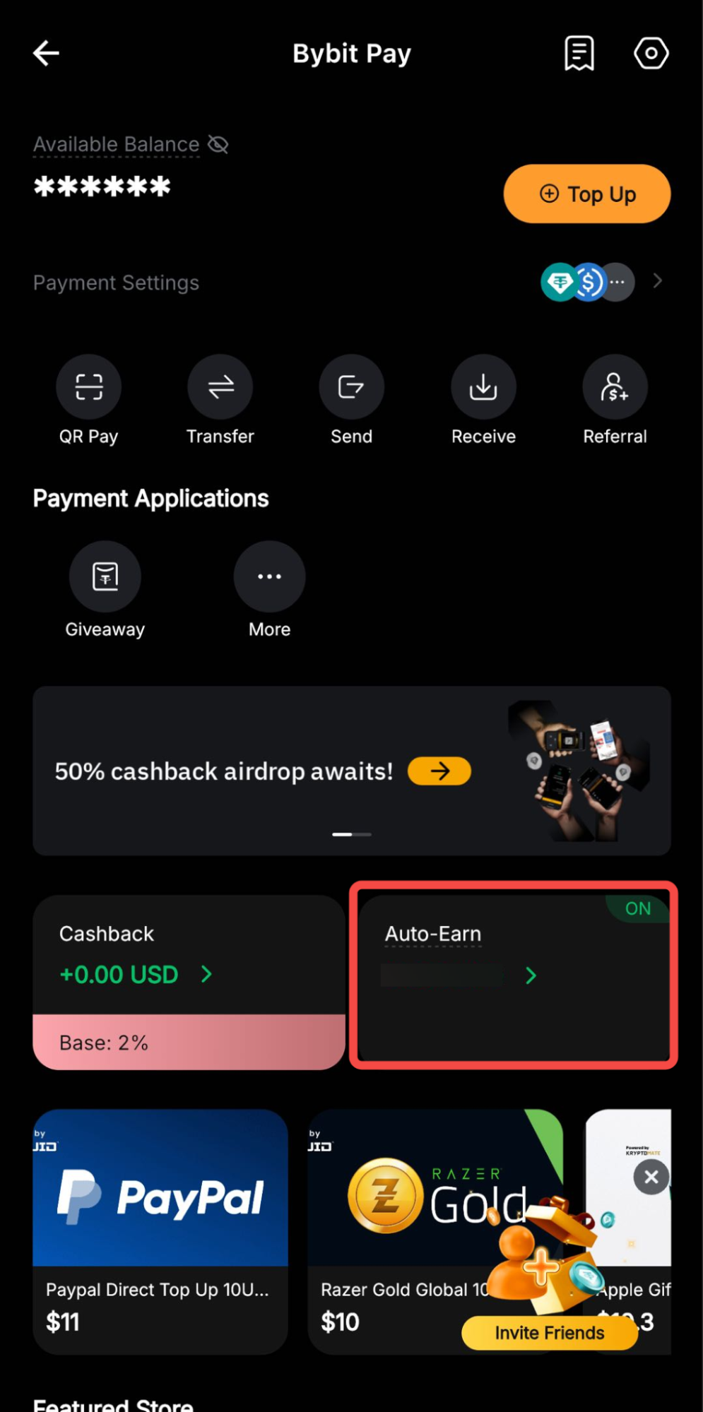 Bybit Payの自動運用（Auto-Earn）機能の概要